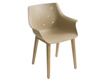 MORE BL - Chair with armrests by GABER - view 2