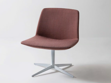 KANVAS LOUNGE - Swivel upholstered with 4-spoke base easy chair by GABER - view 3