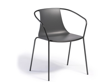 KASIA B - Stackable technopolymer chair with armrests by GABER - view 2
