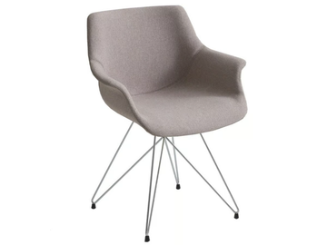 MORE ITC - Upholstered chair with armrests by GABER - view 3