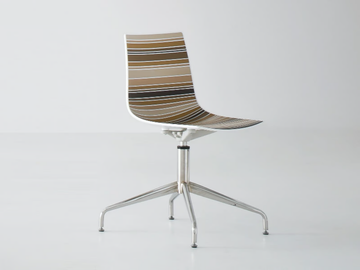 COLORFIVE L - Swivel with 4-spoke base technopolymer chair by GABER - view 3