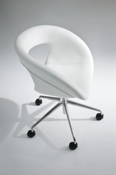MOEMA 75 5R - Chair with castors with armrests with 5-spoke base by GABER - view 3