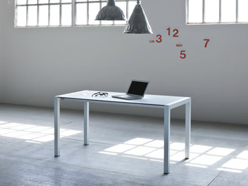 SPACE - Rectangular aluminium table by GABER - view 3