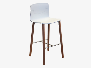 SLOT FILL BL - High technopolymer stool with footrest by GABER - view 3