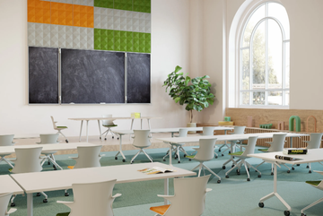TEMA U - Trestle-based technopolymer chair with armrests by GABER - view 3
