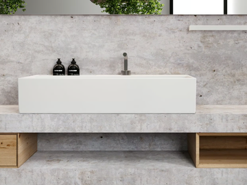 NEXT 100 - Rectangular single ceramic washbasin by GALASSIA - view 3