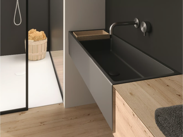 NEXT NARROW - Rectangular ceramic washbasin by GALASSIA - view 2