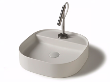 SMART B 7403 - Countertop square ceramic washbasin by GALASSIA - view 3