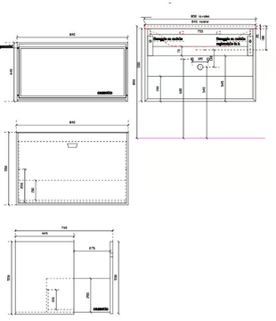 ERGO - Wall-mounted vanity unit by GALASSIA - view 3