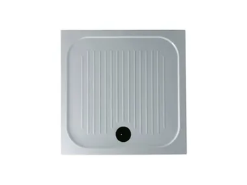 H6 - FLAT - 90 x 90 - Anti-slip square shower tray by GALASSIA - view 2