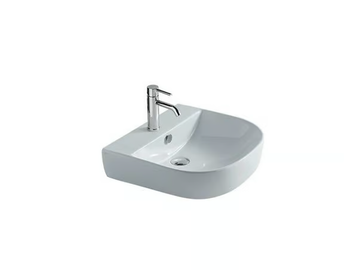 M2 - 50 CM - Countertop ceramic washbasin by GALASSIA - view 2