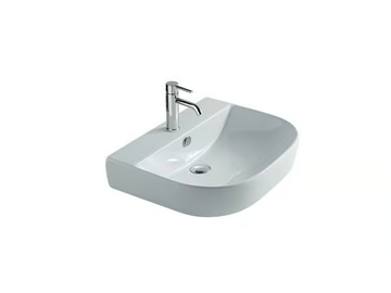 M2 - 60 CM - Countertop ceramic washbasin by GALASSIA - view 2