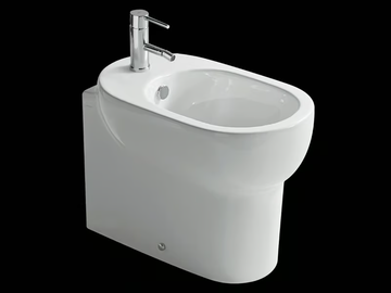 M2 55 - Ceramic bidet by GALASSIA - view 3