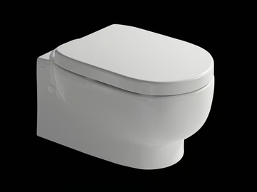M2 55 - Wall-hung ceramic toilet by GALASSIA - view 3
