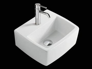 SA.02 40 - Countertop rectangular handrinse basin by GALASSIA - view 3
