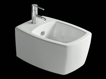 SA.02 - Wall-hung ceramic bidet by GALASSIA - view 3