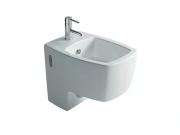 SA.02 - Semi wall-hung ceramic bidet by GALASSIA - view 2