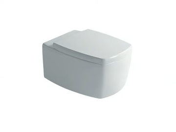 SA.02 - Wall-hung ceramic toilet by GALASSIA - view 2