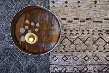 BEREBER - Patterned rectangular wool rug by GAN - view 3