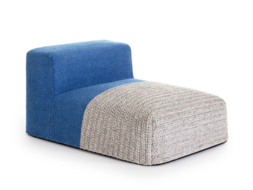 MANGAS OUTDOOR - Sectional recycled PET garden armchair by GAN - view 2