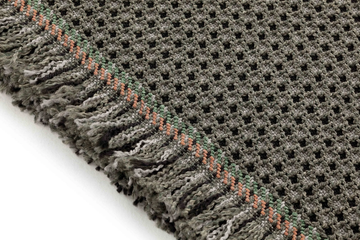 GARDEN LAYERS GOFRE. GREEN - Patterned rectangular polypropylene outdoor rugs by GAN - view 3