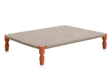 GARDEN LAYERS TERRACOTTA - Polypropylene garden bench / sun lounger by GAN - view 2