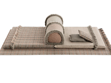 GARDEN LAYERS TERRACOTTA - Outdoor polypropylene garden big mattress by GAN - view 2