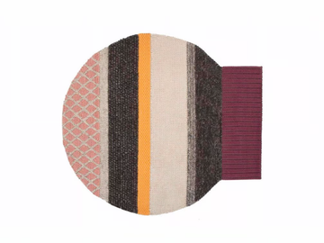 GLOBO - Striped wool rug by GAN - view 2