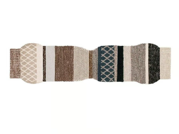 LARGAS - Striped wool rug by GAN - view 2