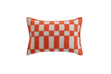 BANDAS B - Rectangular hand embroidered wool cushion by GAN - view 2