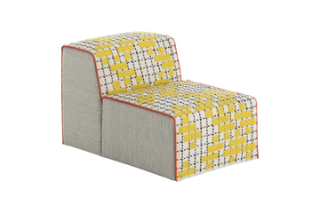 BANDAS C - Upholstered modular fabric easy chair by GAN - view 3