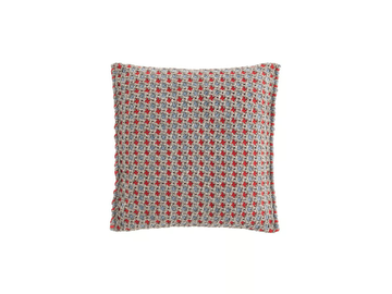 GARDEN LAYERS BLUE - Motif square outdoor polypropylene cushion by GAN - view 2