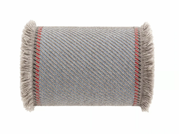 GARDEN LAYERS BLUE - Striped roll outdoor polypropylene cushion by GAN - view 3
