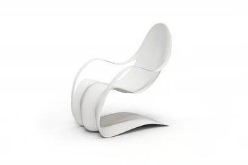 FLEX - Cantilever fiberglass garden armchair by GANSK - view 3
