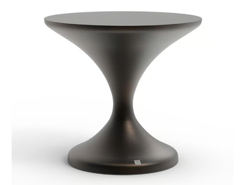 LYA - Round fiberglass coffee table by GANSK - view 2