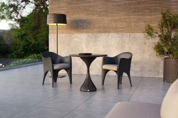 MELODY - Round fiberglass garden table by GANSK - view 3