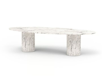 ROMA - Oval fiberglass table by GANSK - view 2