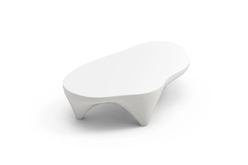 IVORY - Low fiberglass garden side table by GANSK - view 3