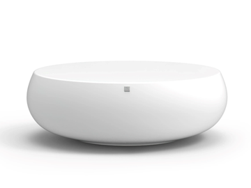 ARIEL - Low fiberglass garden side table by GANSK - view 2