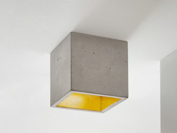 [B7] - Cement ceiling lamp by GANTlights - view 2