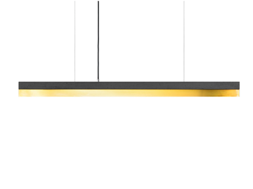 [C1] DARK BRASS - Dimmable LED pendant light (L 122cm) by GANTlights - view 3