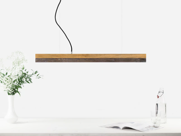 [C2o] CORTEN STEEL - Dimmable LED Pendant Light (L 92cm) by GANTlights - view 3