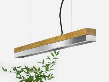 [C2o] STAINLESS STEEL - Dimmable LED pendant light (L 92cm) by GANTlights - view 2