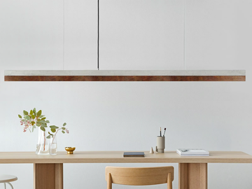 [C3] CORTEN STEEL - Dimmable LED Pendant Light (L 182cm) by GANTlights - view 2
