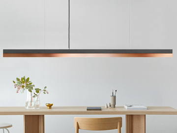 [C3] DARK COPPER - Dimmable LED Pendant Light (L 182cm) by GANTlights - view 2