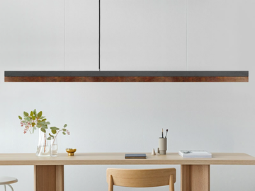 [C3] DARK CORTEN STEEL - Dimmable LED Pendant Light (L 182cm) by GANTlights - view 2