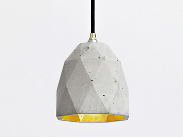 [T1] - Gold leaf pendant lamp by GANTlights - view 2