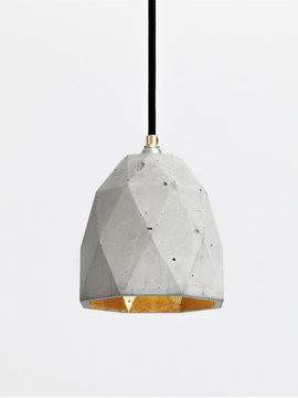 [T1] - Gold leaf pendant lamp by GANTlights - view 3