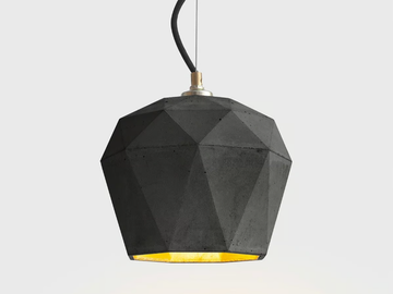 [T3] DARK - Cement pendant lamp by GANTlights - view 2