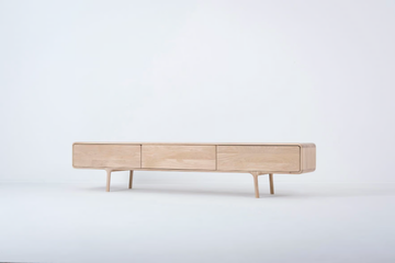 FAWN - Low oak TV cabinet with drawers by GAZZDA - view 3